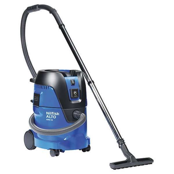Nilfisk Industrial, Shop Vacuum, 6 gal, HEPA, 3600 l/min, 1 1/2 hp - 107419097