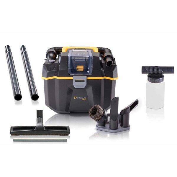 Prolux Cordless Commercial Wet/Dry Tool & Travel Vacuum - PWDPRO