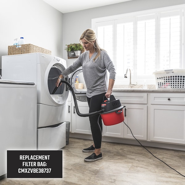 Craftsman 2.5 Gallon 2.5 Peak HP Wet/Dry Vac, Portable Shop Vacuum with Attachments - CMXEVBE17250
