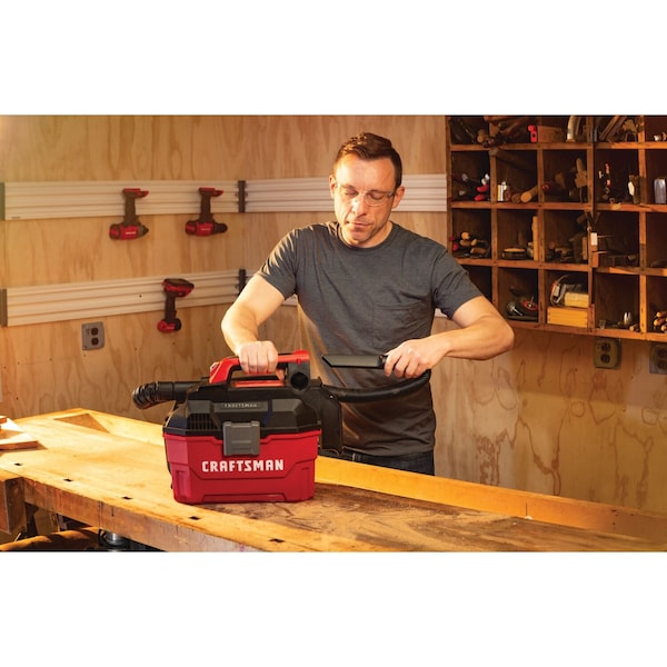 Craftsman Cordless 2 gal. Wet Dry Vac 20V Tl Only - CMCV002B