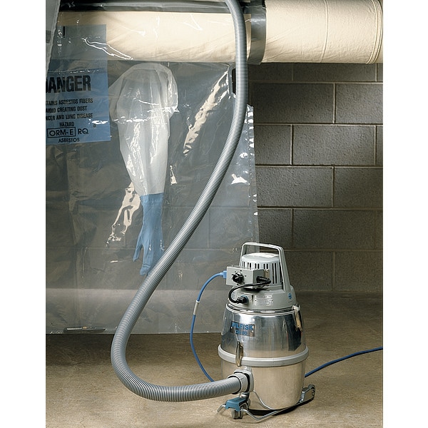 Nilfisk Industrial, Critical Area Vacuum, 2 1/4 gal, HEPA, 80 cfm, 1 1/2 hp - 905 6301 020