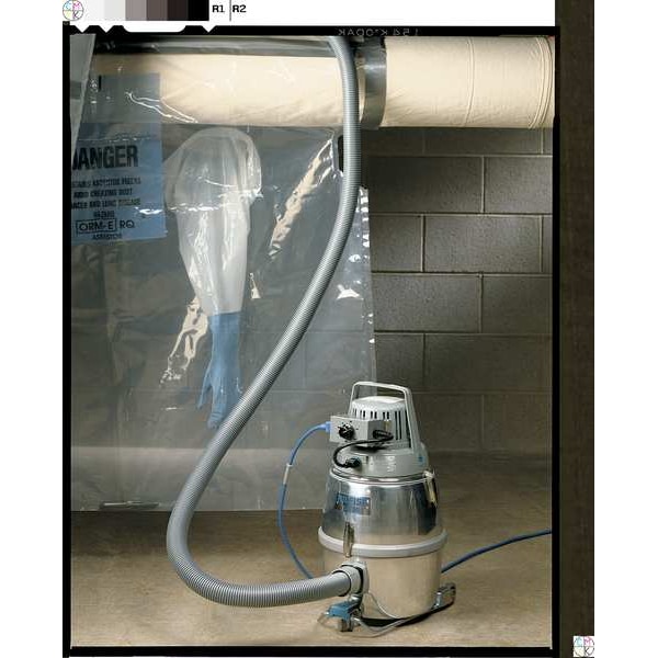 Nilfisk Industrial, Critical Area Vacuum, 2 1/4 gal, HEPA, 80 cfm, 1 1/2 hp - 905 6301 020