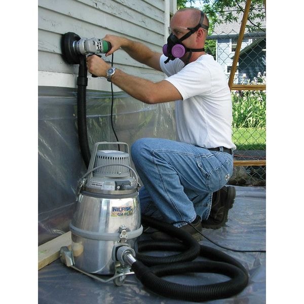 Nilfisk Industrial, Critical Area Vacuum, 2 1/4 gal, HEPA, 80 cfm, 1 1/2 hp - 905 6301 020