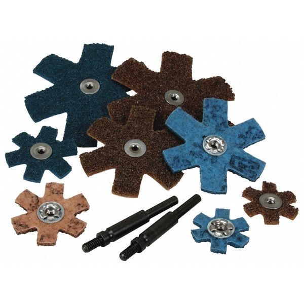 Scotch-Brite Star, 4-1/2 in A VFN LS, 25 por paquete interior, paquete con 50 piezas - 7100069850