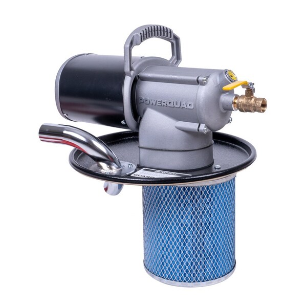 Guardair Pneumatic Drum-Top Vacuum Head, 10 gal, 20 - 60 cfm - PQ10H150