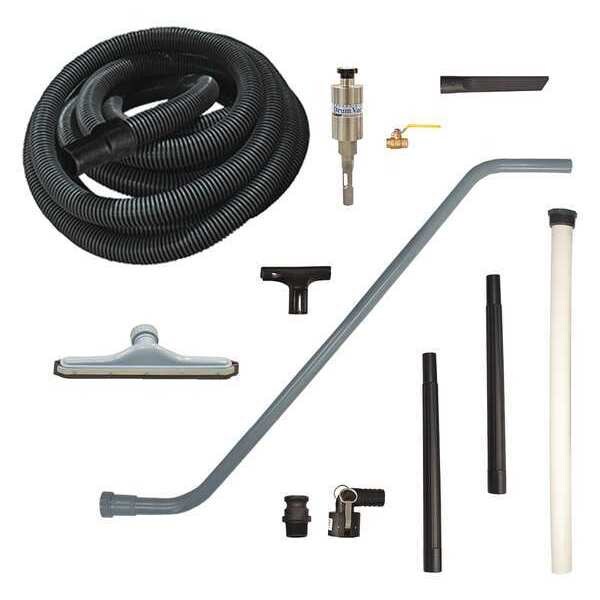 Exair Deluxe High Lift Rev. Drum Vacuum, 3 gal, Hose Dia. 1-1/2", 43 scfm - 6295-30