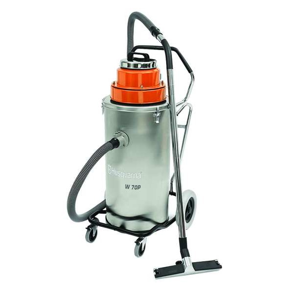 Husqvarna W Line, Slurry Vacuum, 15 gal, Standard, 118 cfm, 1 1/2 hp - W70P