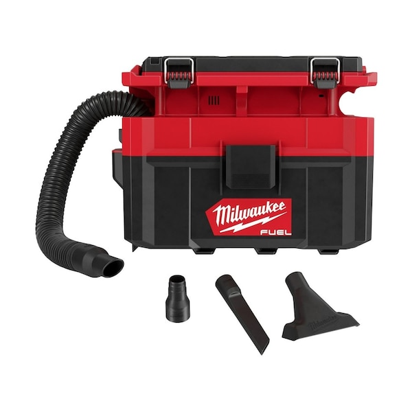 Milwaukee Tool Wet/Dry Vacuum, 2 1/2 gal, 0 hp - 0970-20, 48-11-1880