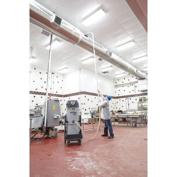 Nilfisk Industrial, Shop Vacuum, 26 gal, HEPA, 270 cfm, 3 hp - 401 0300 189