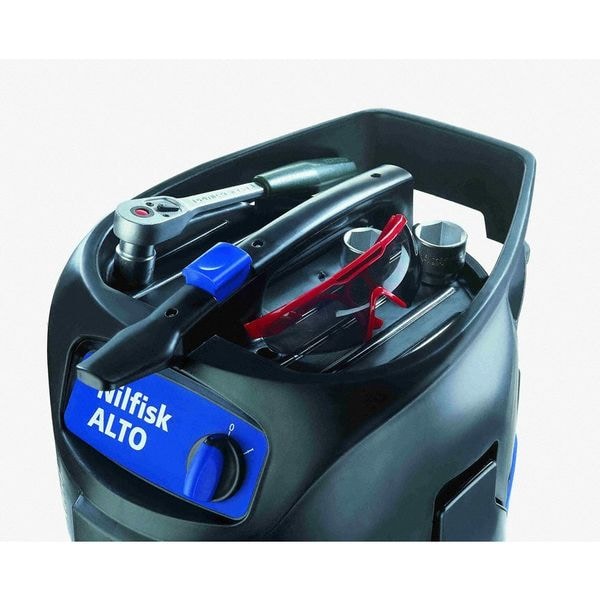 Nilfisk Contractor, Shop Vacuum, 8 gal, Standard, 135 cfm, 1 1/2 hp - 302004229