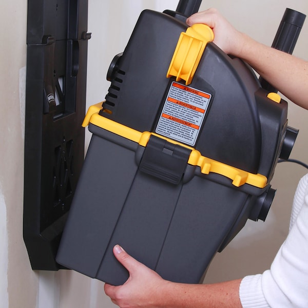 Workshop Wet/Dry Vacs 5 Gal. 5.0 Peak HP Wall-Mount Wet/Dry Vacuum Cleaner with Accessories - WS0501WM