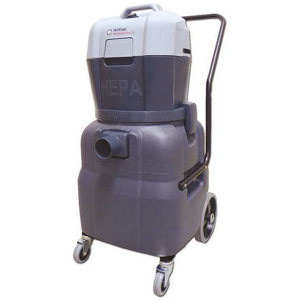 Nilfisk Eliminator, Shop Vacuum, 7 1/4 gal, HEPA, 130 cfm, 1 1/2 hp - 107412640