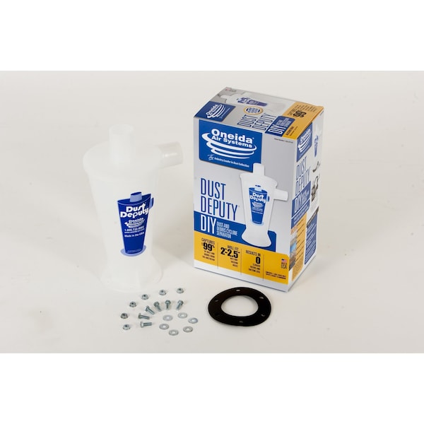 Oneida Oneida Air Systems Dust Deputy 13.5 in. L X 7 in. W X 8 in. D DIY Wet/Dry Vac Cyclone Separator Kit - AXD001004