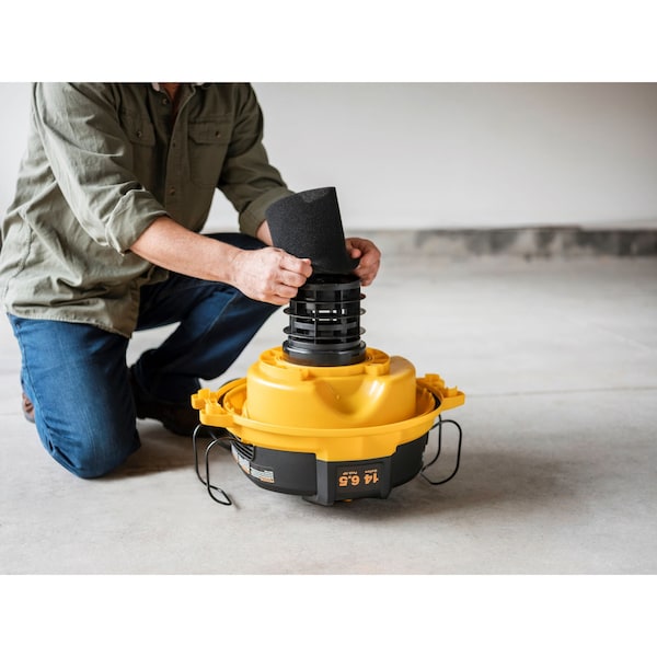 Vacmaster Professional 14-Gallon 6.5 Peak HP Stainless Steel Wet/Dry Vacuum - VJE1412SW 0202