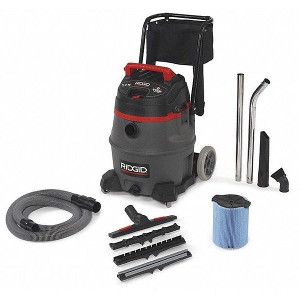 Ridgid Wet/Dry Vacuum, 16 gal., 2-Stage, Fine Dust Filter, 105 cfm - 50363
