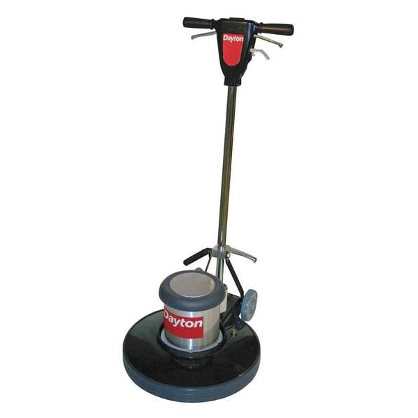 Dayton Floor Scrubber, Single, 20 In, 1.5HP, 175rpm - 6UFR4