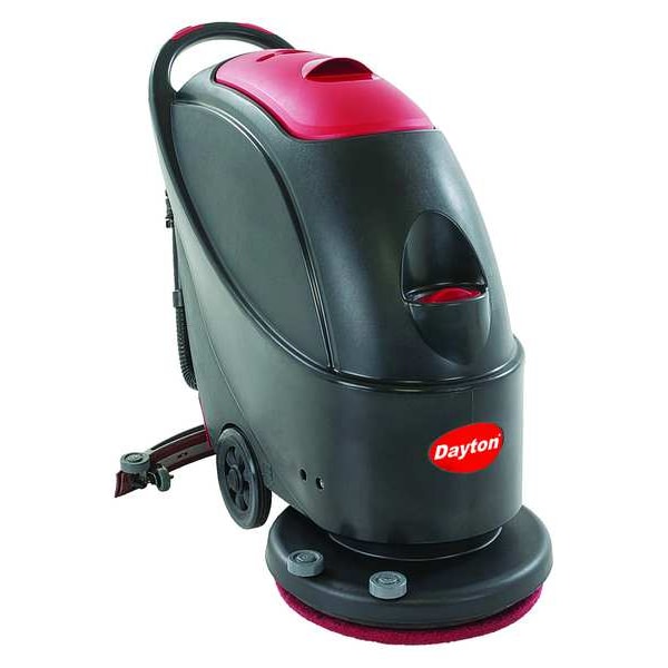 Dayton Floor Scrubbr, Wlk-Bhind, 120VAC/60Hz, Disc - 40PM20