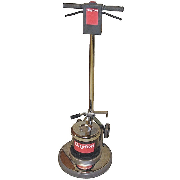Dayton Floor Scrubber, Single, 17 In, 1.5HP, 175rpm - 6UFR5