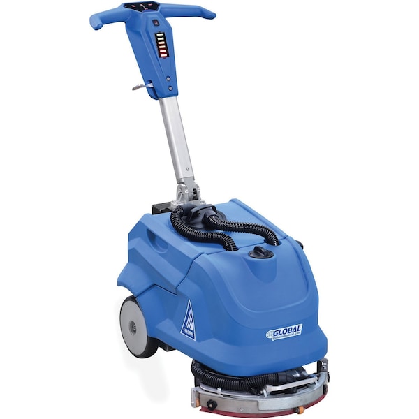 Global Industrial Battery Auto Floor Scrubber 13 Cleaning Path, Two 36 Amp Batteries - 641751