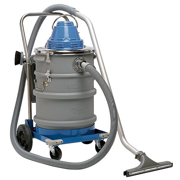 Nilfisk Industrial, Shop Vacuum, 15 gal, HEPA, 99 cfm, 1 1/2 hp - L01799531