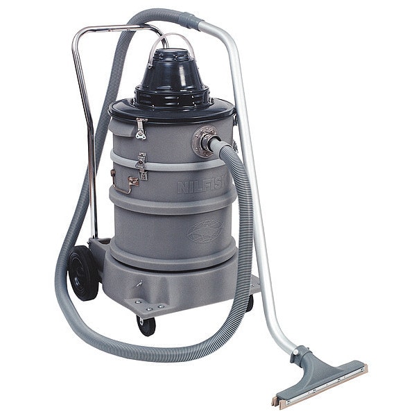 Nilfisk Industrial, Shop Vacuum, 15 gal, HEPA, 99 cfm, 1 1/2 hp - L01799531