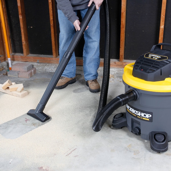Workshop Wet/Dry Vacs 12 Gal. 5.0 Peak HP General Purpose Wet/Dry Vacuum with Accessories - WS1200VA