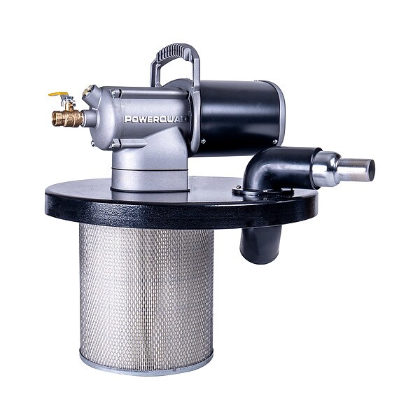 Guardair Pneumatic Drum-Top Vacuum Head, 30 gal, 20 - 60 cfm - PQ30H150