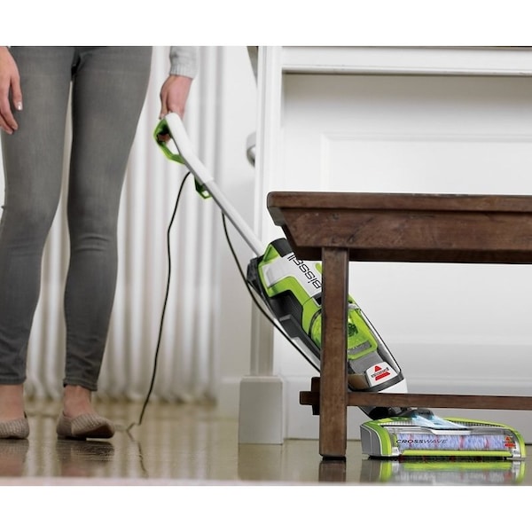 Bissell CrossWave 1785 Wet and Dry Vacuum, 28 oz, Pleated, Chacha Lime/Titanium/White - 1785/17852