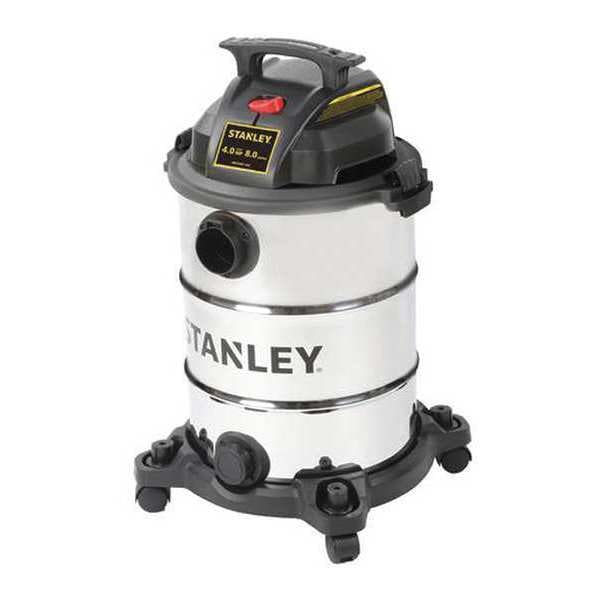 Stanley Wet/Dry Vacuum, 8 gal., 4 HP, Foam, 85 cfm, 4 HP - SL18117