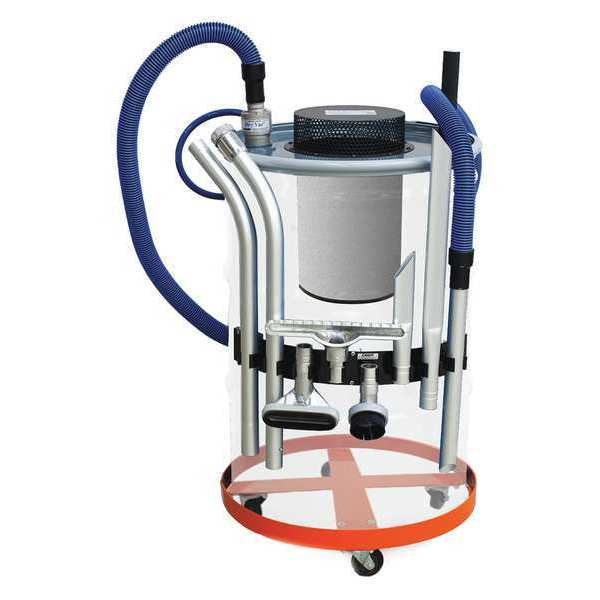 Exair Deluxe Heavy Duty HEPA Vac System, 55 gal, HEPA, 68 scfm - 6299