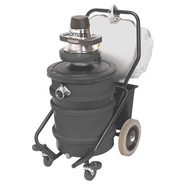 Tornado Industrial, Shop Vacuum, 104 gal, Standard, 184 cfm, 2 1/2 hp - 98699