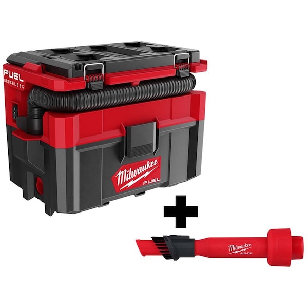Milwaukee Tool Wet/Dry Vacuum, 2 1/2 gal, 0 hp - 0970-20, 49-90-2028