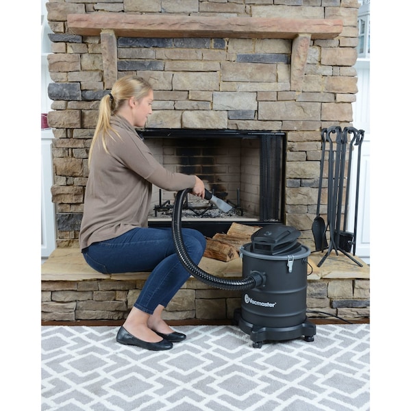 Cleva VM Ash Vac 6Gal 8Amp Black, EATC608S - EATC608S