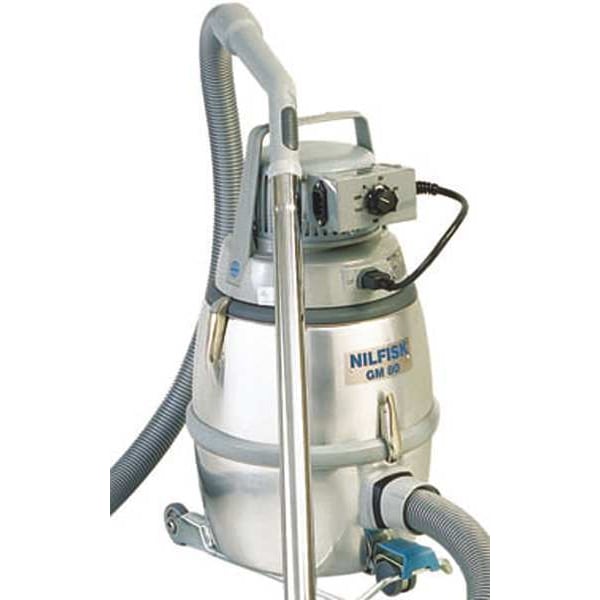 Nilfisk Industrial, Shop Vacuum, 3 1/4 gal, HEPA, 0 to 87 cfm, 1 1/2 hp - L01790129