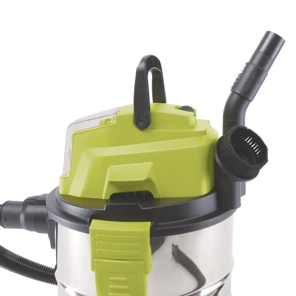 Sun Joe 24V iON+ 5.3-Gallon Cordless 4.0-Ah Portable Stainless Steel Wet/Dry Vacuum - 24V-WDV6000