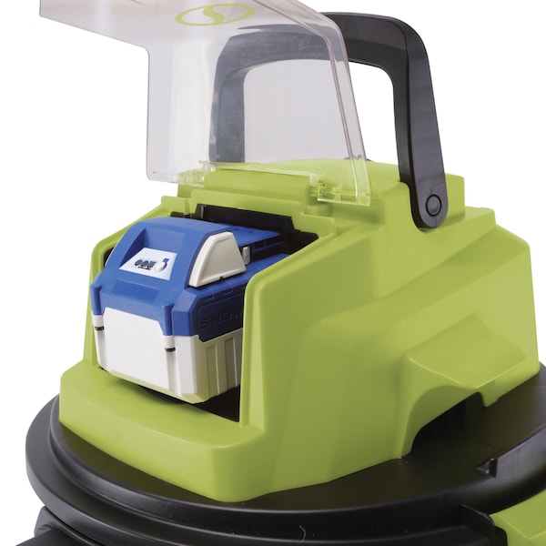 Sun Joe 24V iON+ 5.3-Gallon Cordless 4.0-Ah Portable Stainless Steel Wet/Dry Vacuum - 24V-WDV6000