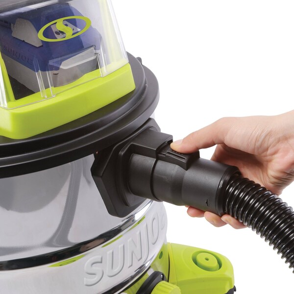 Sun Joe 24V iON+ 5.3-Gallon Cordless 4.0-Ah Portable Stainless Steel Wet/Dry Vacuum - 24V-WDV6000