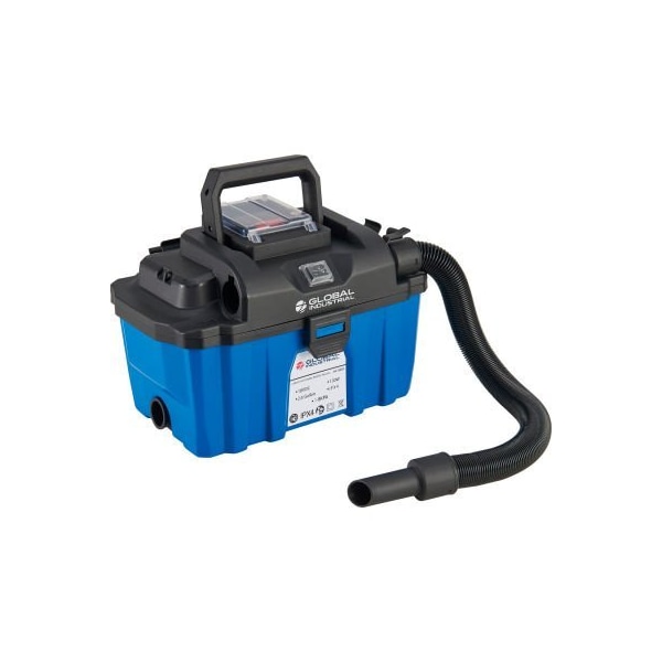 Gec Global Industrial Battery Powered HEPA Wet/Dry Vacuum 2.6 Gallon Cap. - JN707