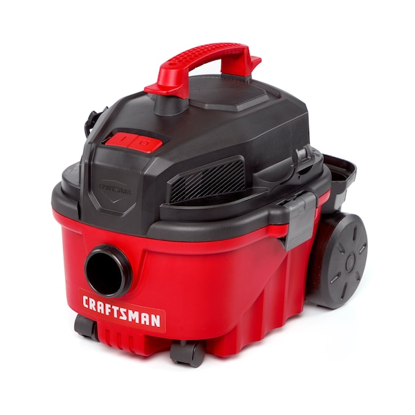 Craftsman 4 Gallon 5.0 Peak HP Wet/Dry Vac, Portable Shop Vacuum with Attachments - CMXEVBE17040