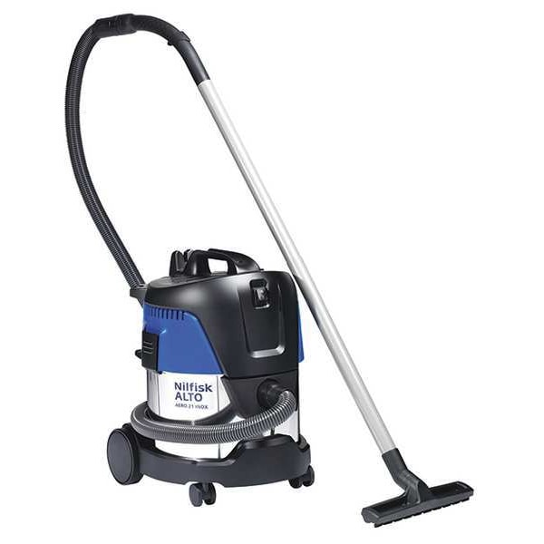 Nilfisk Aero, Shop Vacuum, 5 gal, PET, 3600 l/min, 1 1/2 hp - 107406621