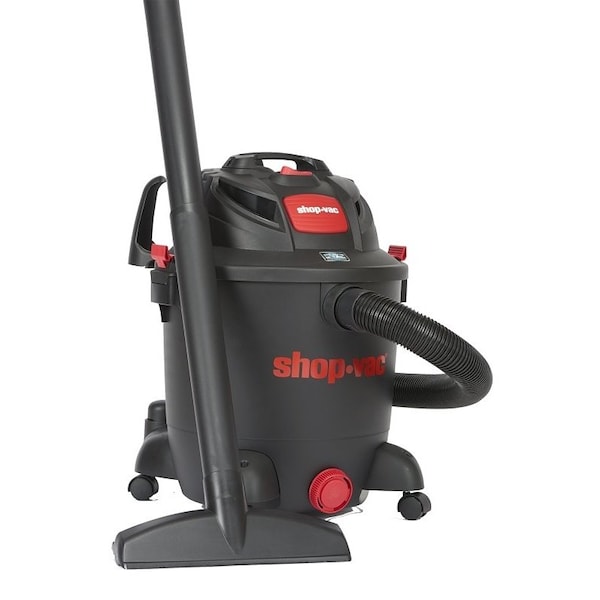 Shop-Vac WetDry Vacuum, 12 gal Vacuum, 140 cfm Air, Cartridge, Disposable Filter, 55 hp, 120 VAC - 8251205