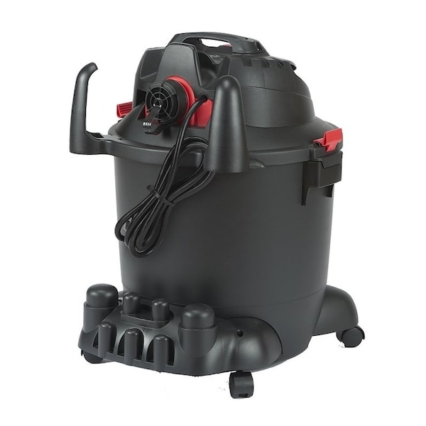 Shop-Vac WetDry Vacuum, 12 gal Vacuum, 140 cfm Air, Cartridge, Disposable Filter, 55 hp, 120 VAC - 8251205