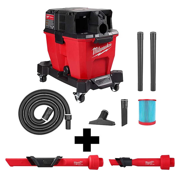 Milwaukee Tool Wet/Dry Vacuum, 9 gal, 4 1/4 hp - 0920-20, 49-90-2023, 49-90-2028