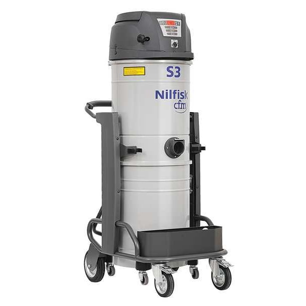 Nilfisk Industrial, Shop Vacuum, 26 gal, Standard, 270 cfm, 3 hp - 401 0300 476