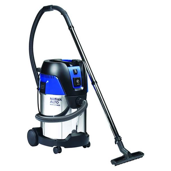 Nilfisk Aero, Shop Vacuum, 8 gal, PET, 3600 l/min, 1 1/2 hp - 107406623