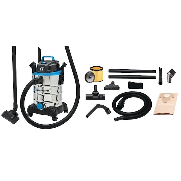 Vacmaster Professional Vacmaster Professional VQ607SFD Wet/Dry Vacuum Cleaner, 7 ft L Hose - VQ607SFD