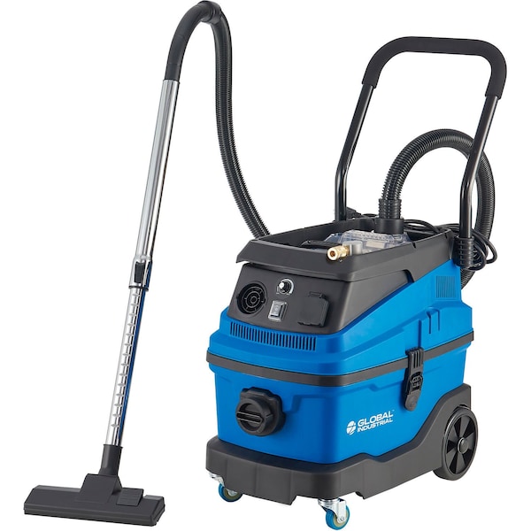 Global Industrial HEPA Wet/Dry Vacuum w/ Power Regulator & Air Tools Connector, 8 Gallon Cap. - 641807