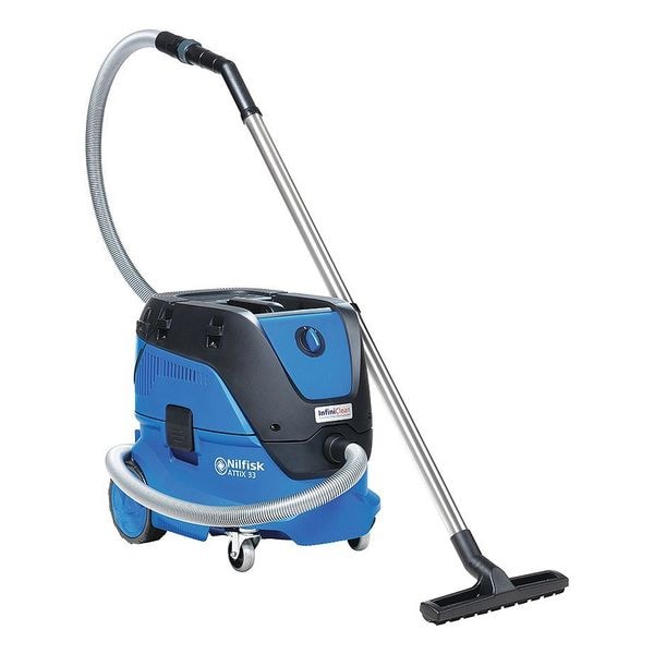 Nilfisk ATTIX 33 Dust Extractor, Shop Vacuum, 8 gal, PTFE, 4260 l/min, 1 1/2 hp - 107412120