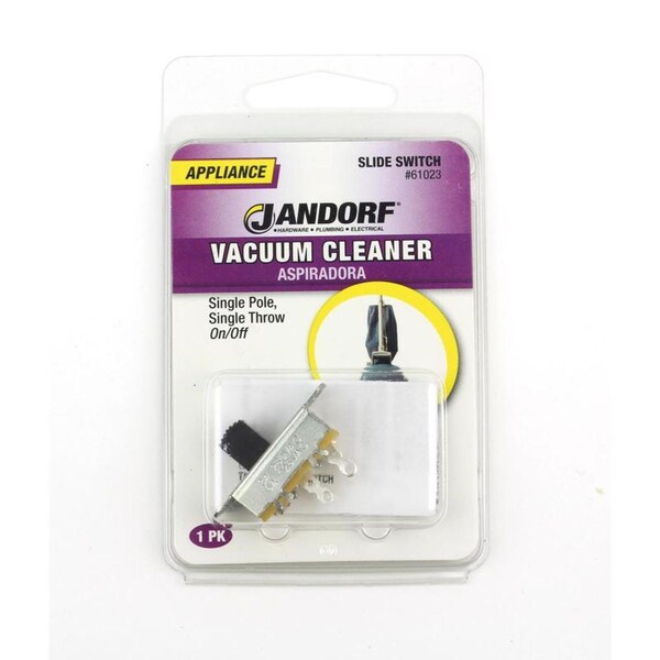Jandorf Jandorf 6 amps Single Pole Slide Appliance Switch Black/Silver 1 pk - 61023