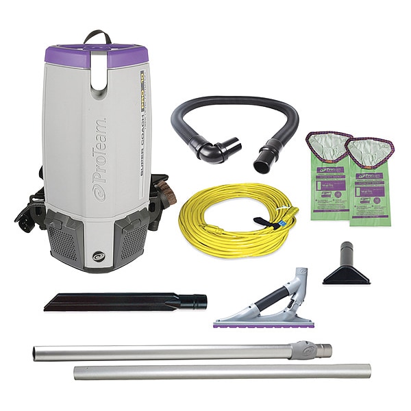 Proteam Super Coach Pro 10, 10 qt. Backpack Vacuum w/ ProBlade Carpet Tool Kit - 107536